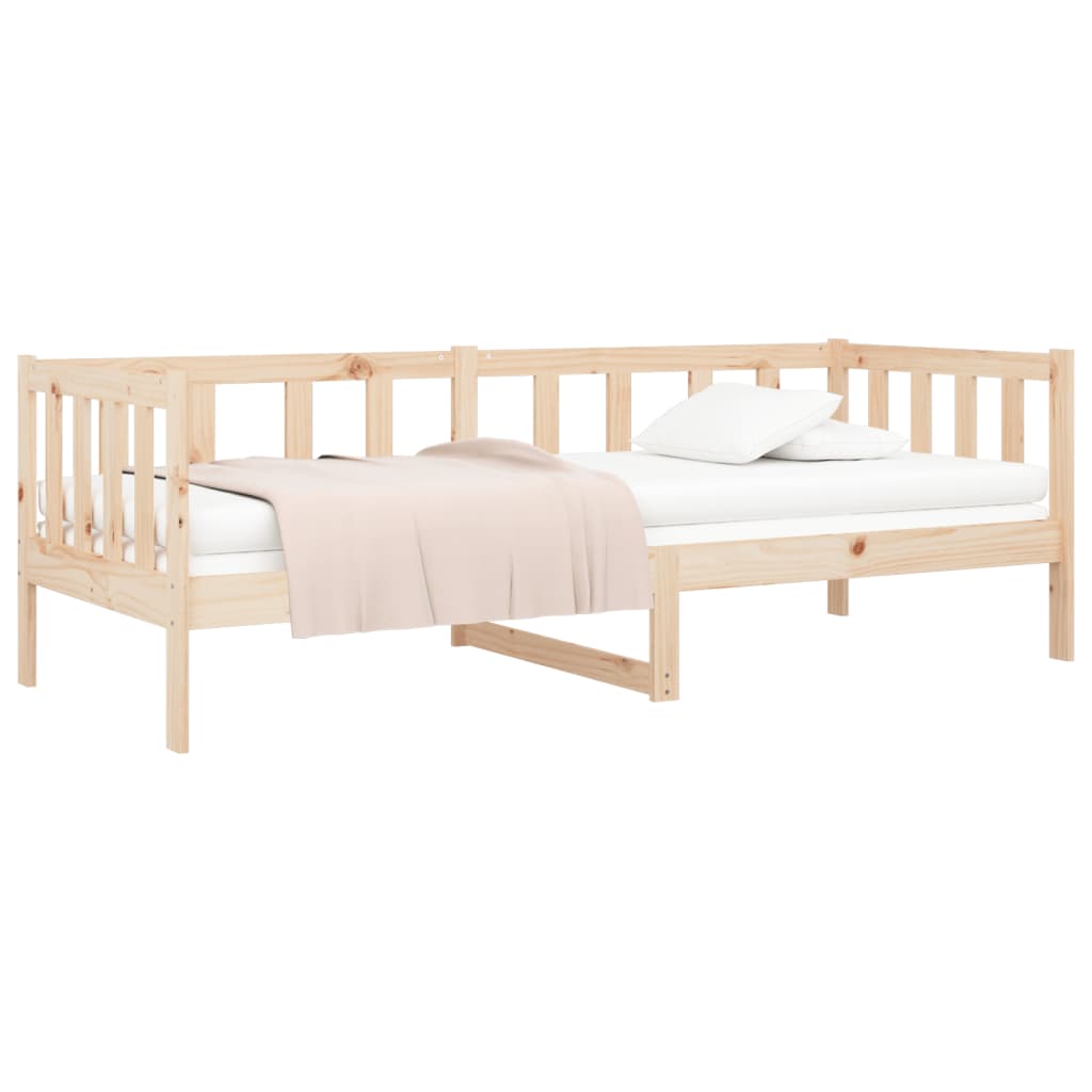 vidaXL Day Bed 90x190 cm Solid Wood Pine