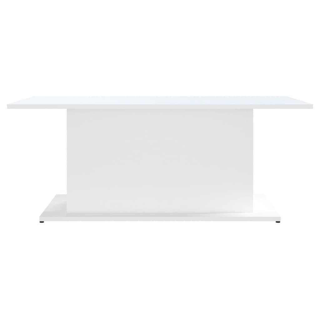 vidaXL Coffee Table White 102x55.5x40 cm Engineered Wood