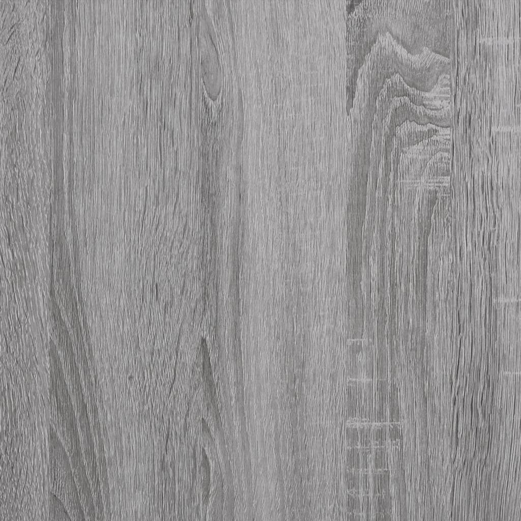 vidaXL Side Table Grey Sonoma 35x30x60 cm Engineered Wood