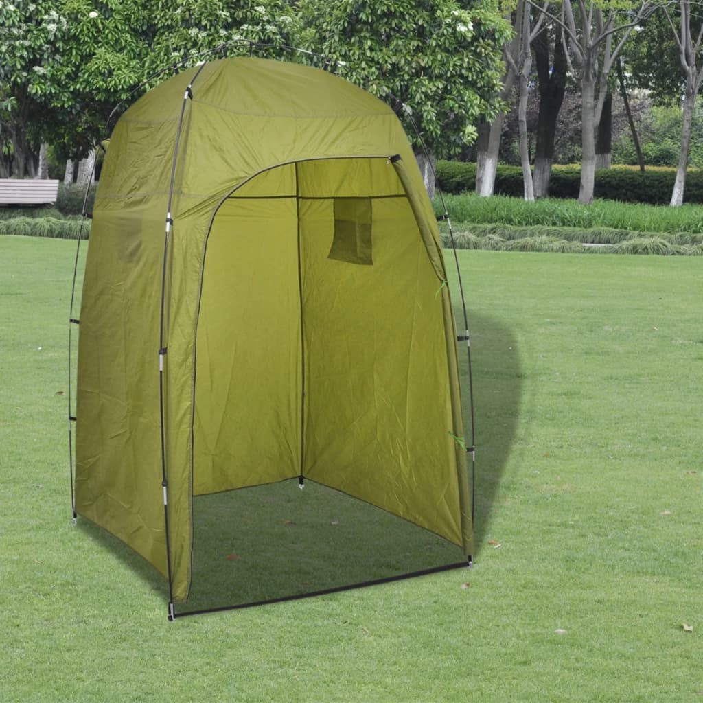 vidaXL Shower/WC/Changing Tent Green
