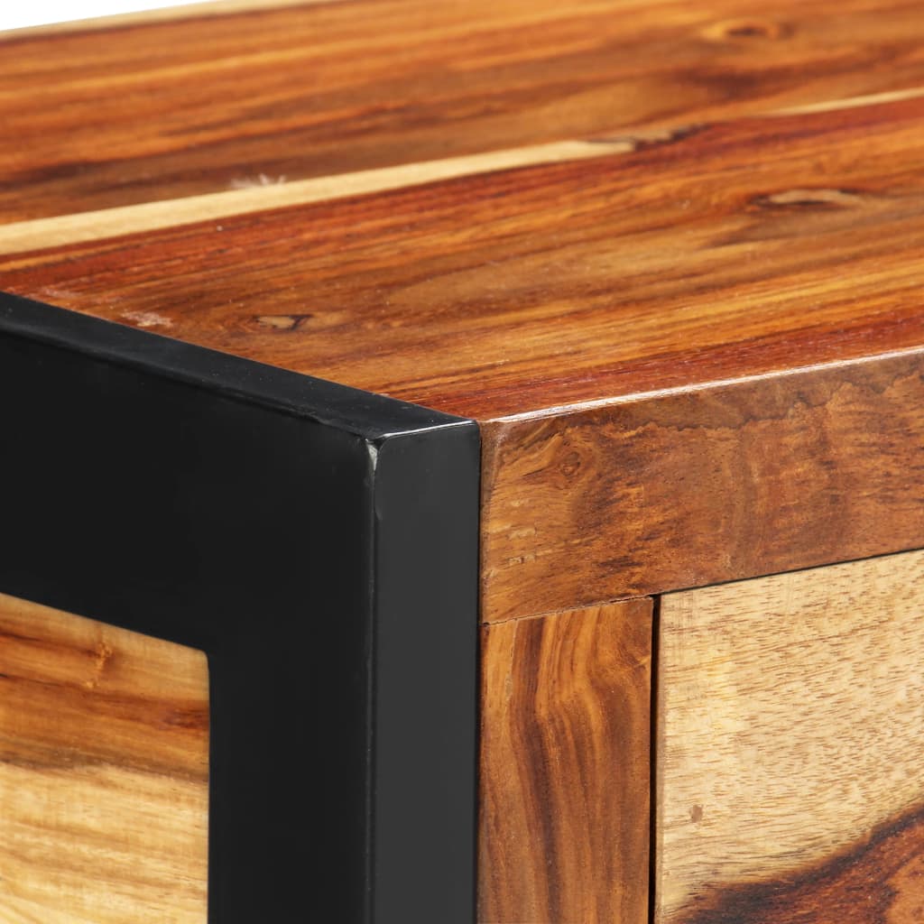 vidaXL Sideboard 120x35x75 cm Solid Sheesham Wood