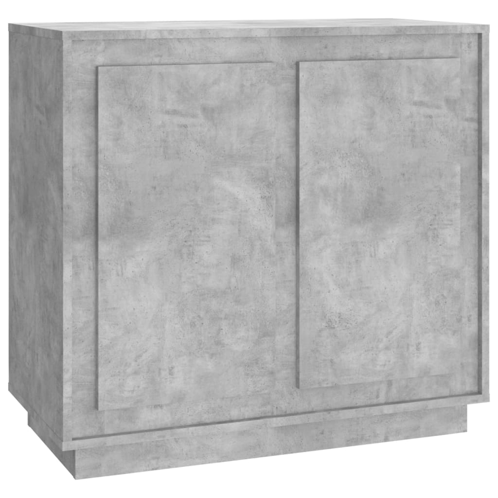 vidaXL Sideboard Concrete Grey 80x34x75 cm Engineered Wood