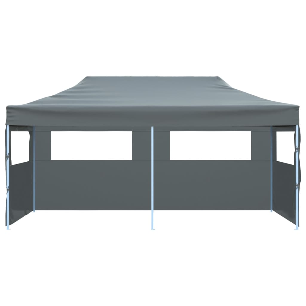 vidaXL Folding Pop-up Partytent with Sidewalls 3x6 m Anthracite