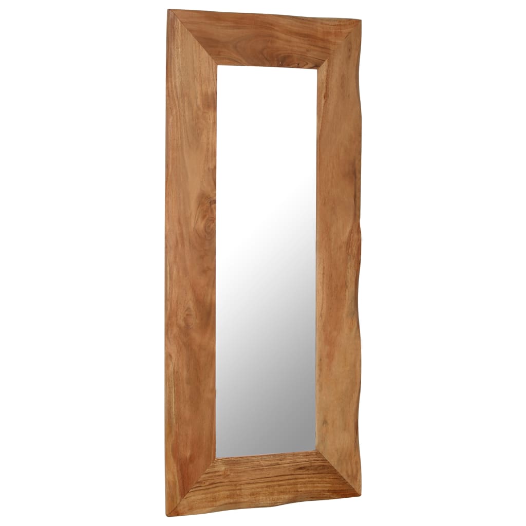 vidaXL Cosmetic Mirror 50x110 cm Solid Acacia Wood