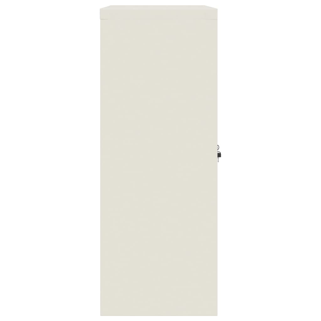 vidaXL File Cabinet White 90x40x105 cm Steel