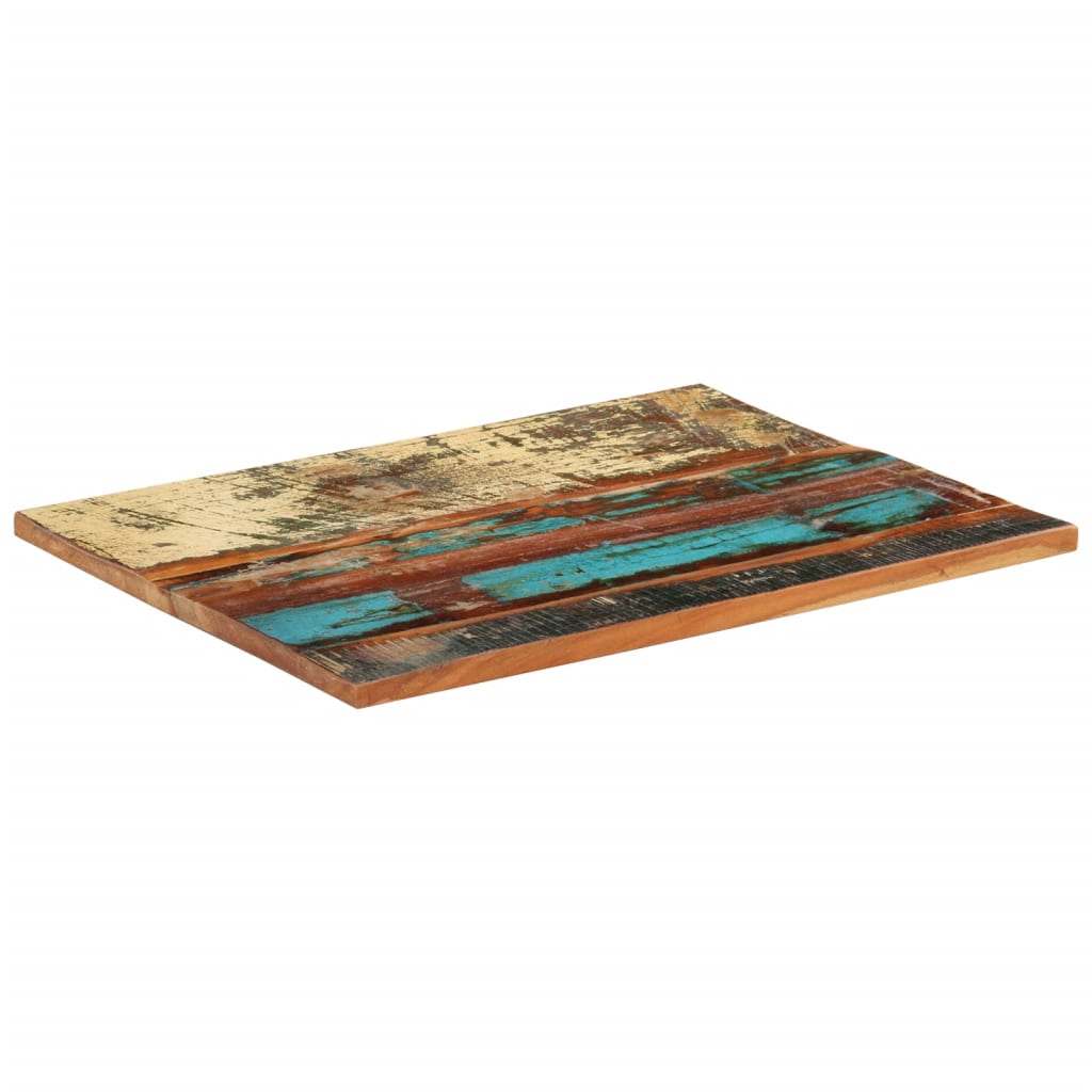 vidaXL Rectangular Table Top 60x80 cm 25-27 mm Solid Reclaimed Wood