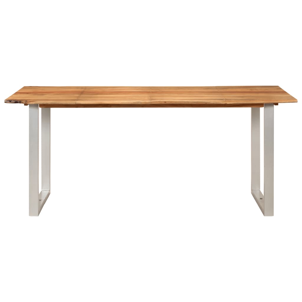 vidaXL Dining Table 180x90x76 cm Solid Acacia Wood