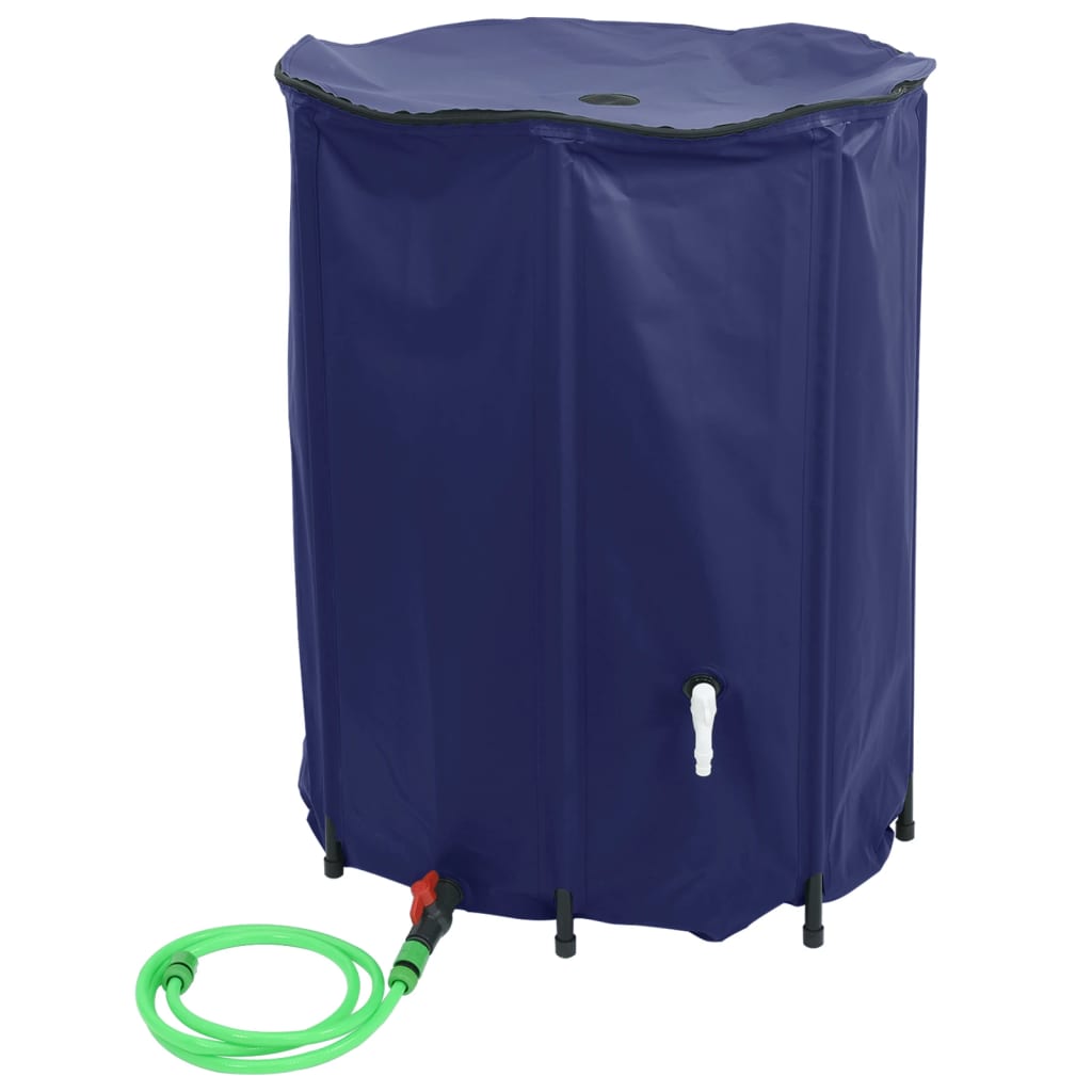 vidaXL Water Tank with Tap Foldable 500 L PVC