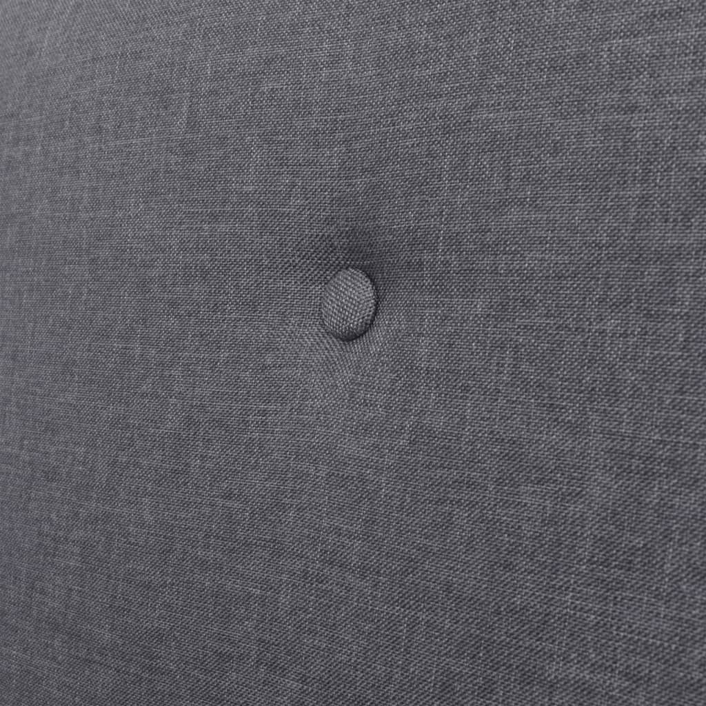 vidaXL Sofa Set 2 Pieces Fabric Dark Grey