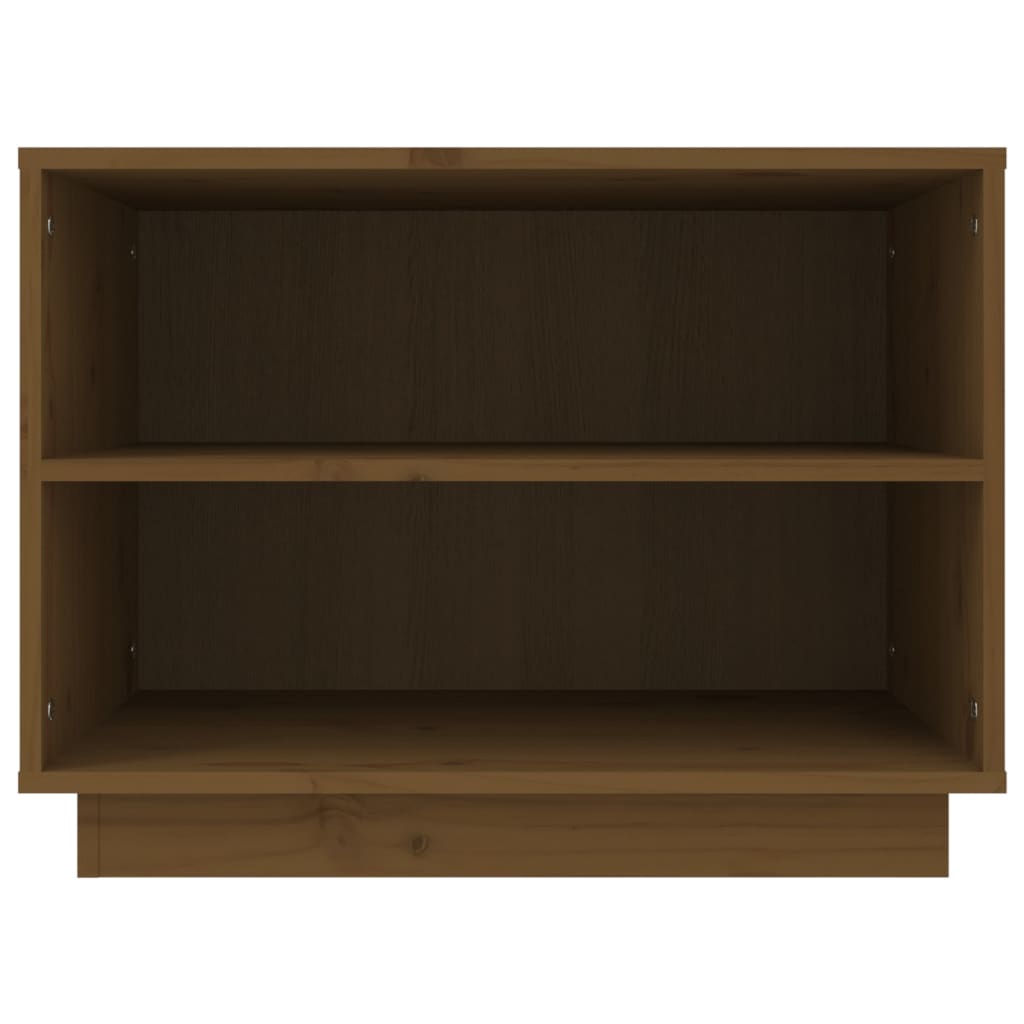 vidaXL Shoe Cabinet Honey Brown 60x34x45 cm Solid Wood Pine