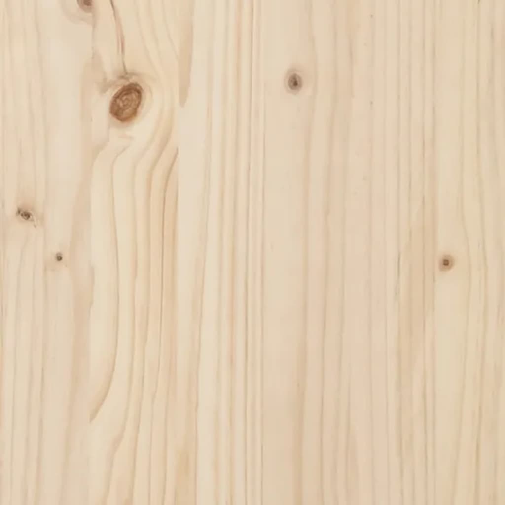 vidaXL Bed Headboard 186x4x104 cm Solid Wood Pine