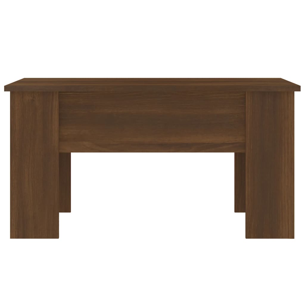 vidaXL Coffee Table Brown Oak 79x49x41 cm Engineered Wood