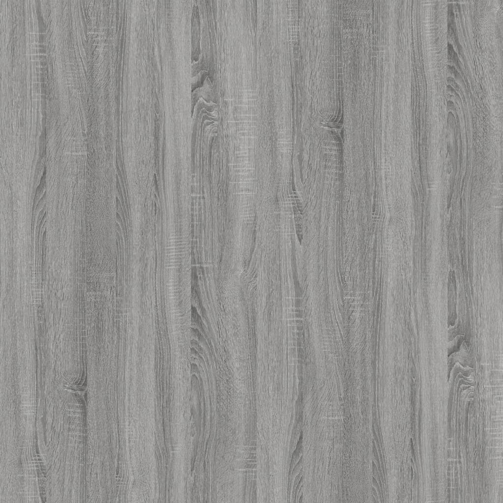 vidaXL Desk Grey Sonoma 100x49x75 cm Engineered Wood