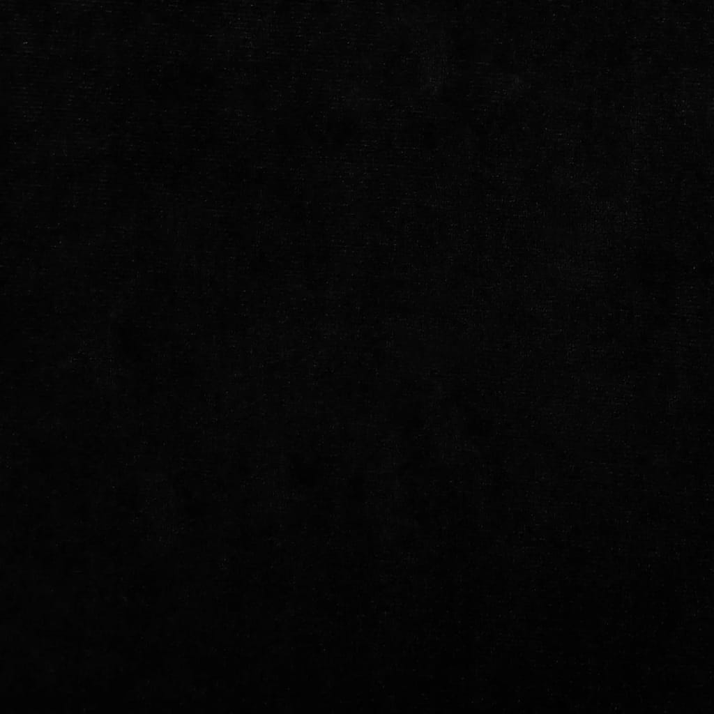 vidaXL Dog Bed Black 70x45x30 cm Velvet