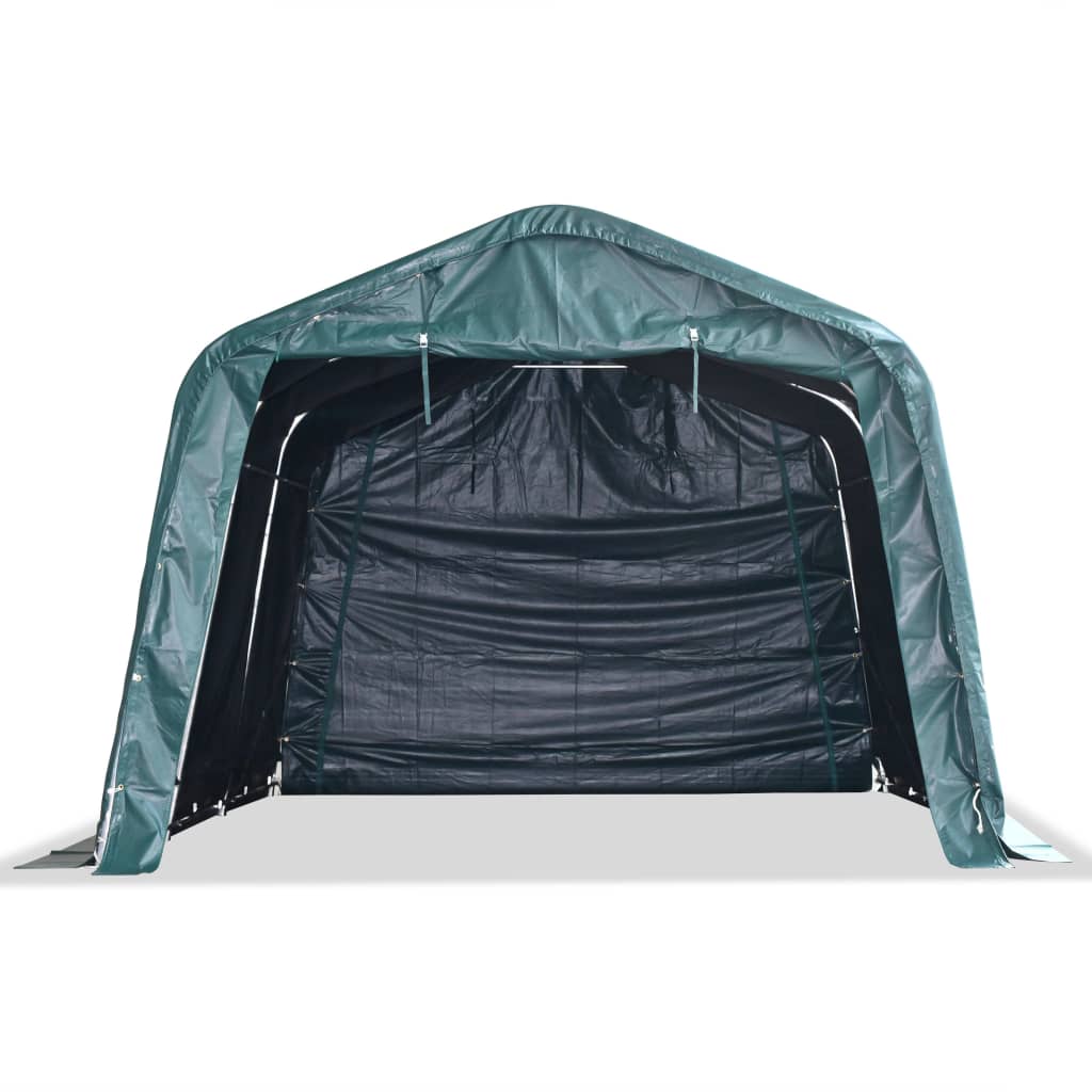 Tendone per feste 5x10 m PVC verde scuro 100% impermeabile Gazebo da