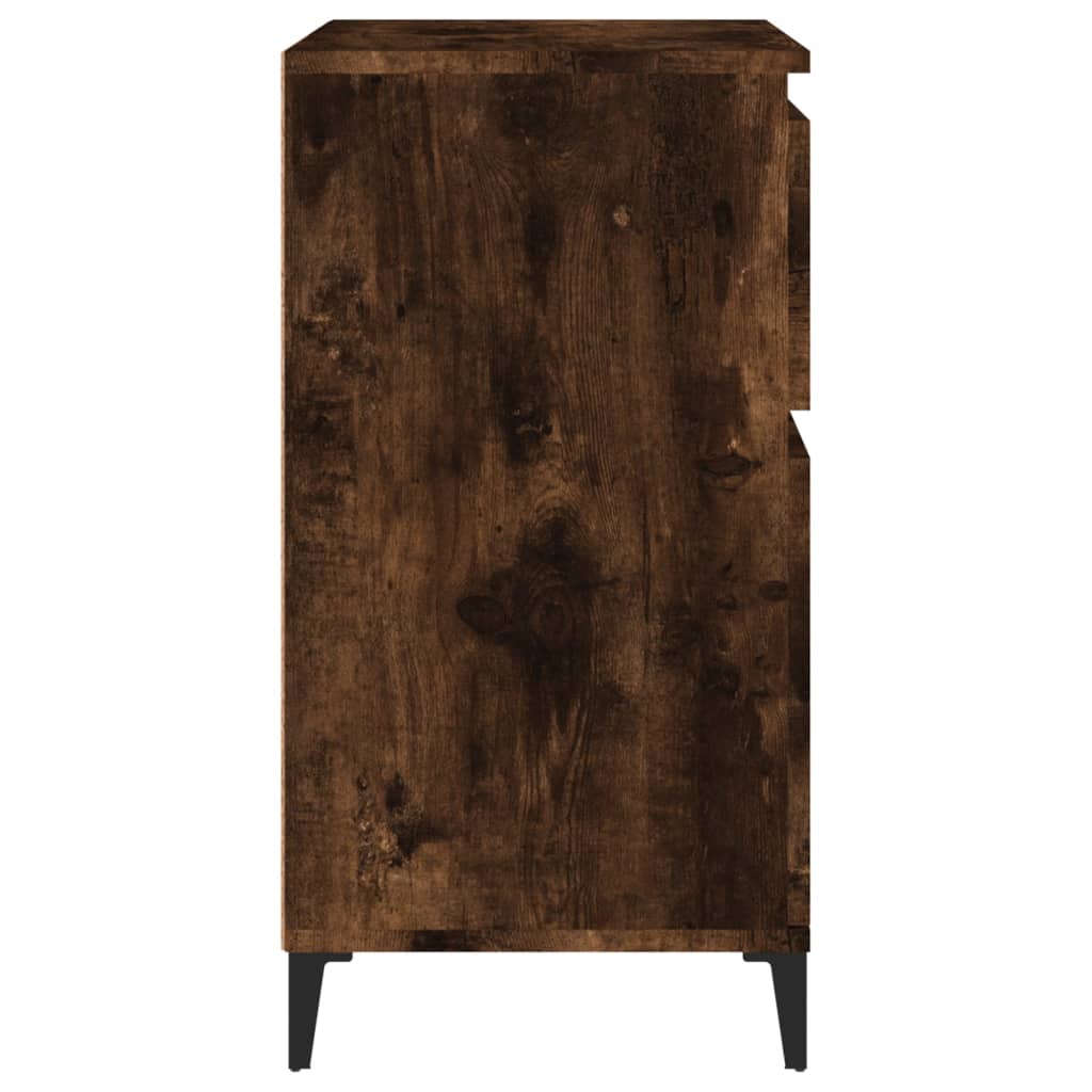 vidaXL Sideboard Smoked Oak 60x35x70 cm Engineered Wood