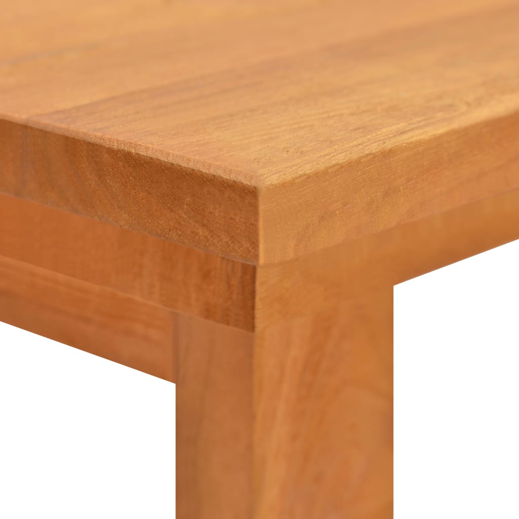 vidaXL Desk 140x45x75 cm Solid Teak Wood
