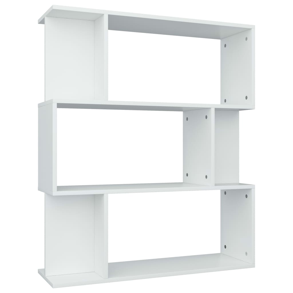 vidaXL Book Cabinet/Room Divider White 80x24x96 cm Engineered Wood