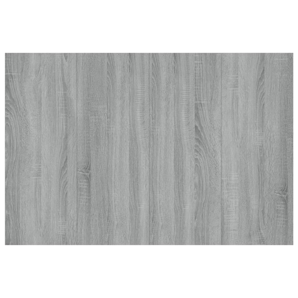 vidaXL Bed Headboard Grey Sonoma 120x1.5x80 cm Engineered Wood