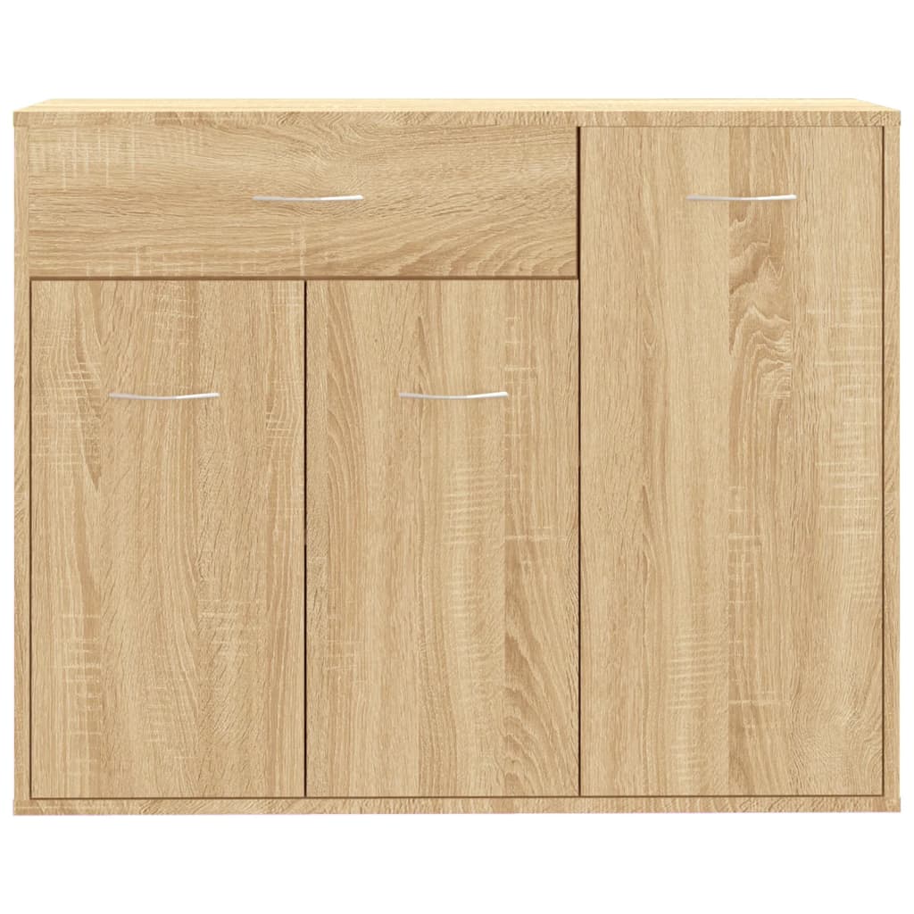 vidaXL Sideboard Sonoma Oak 88x30x70 cm Engineered Wood