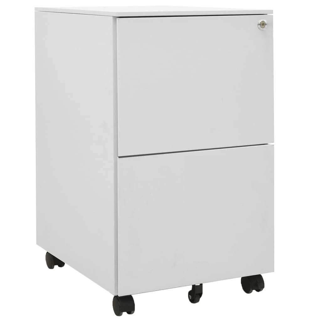 File Caddy with Wheels for Letter & Legal Size Files File Folder Cart on Wheels Durable Steel Mobile Filing Storage Caddy with Casters Small File Cabinet Organizer on Wheels 