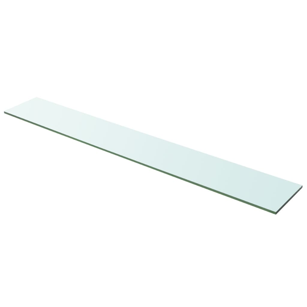 vidaXL Shelf Panel Glass Clear 100x15 cm