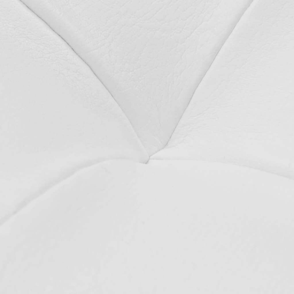 vidaXL Storage Ottoman Artificial Leather White