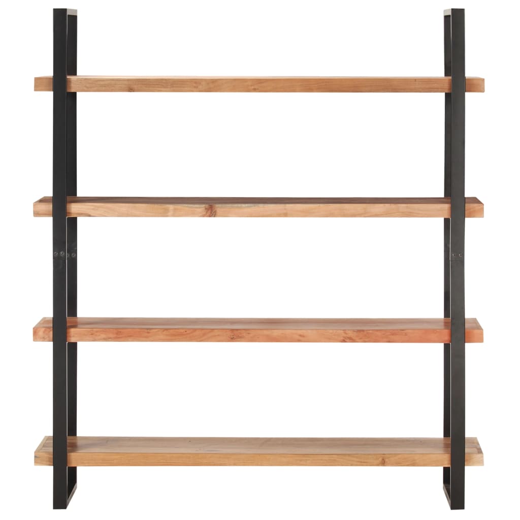 vidaXL 4-Tier Bookcase 160x40x180 cm Solid Acacia Wood