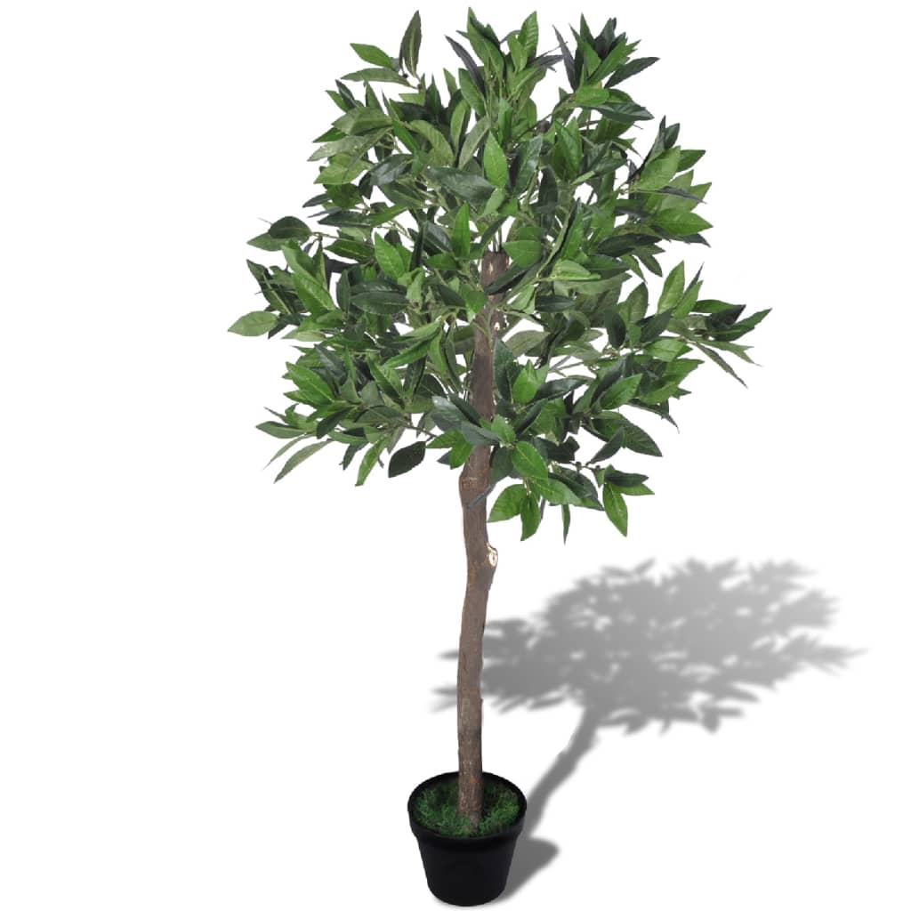 vidaXL Artificial Bay Tree with Pot 120 cm