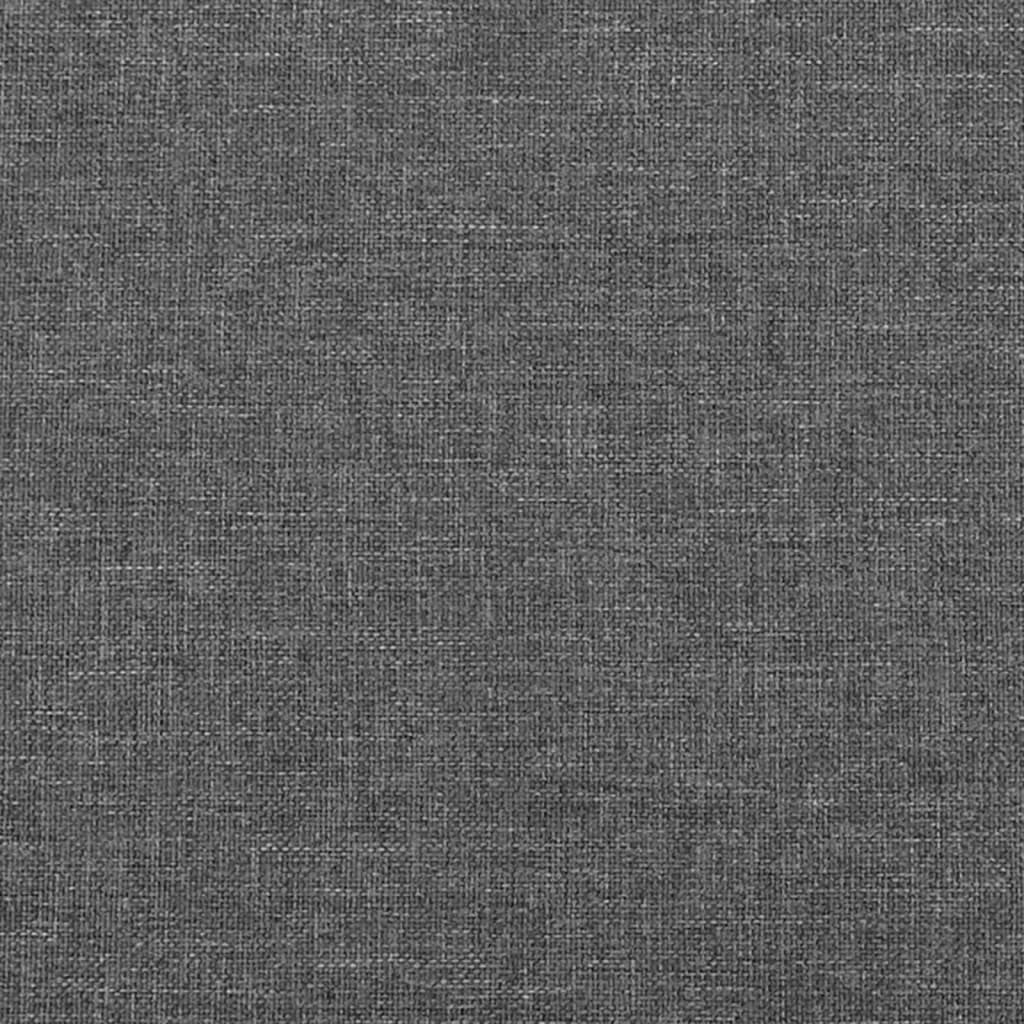 vidaXL Headboards 2 pcs Dark Grey 80x7x78/88 cm Fabric