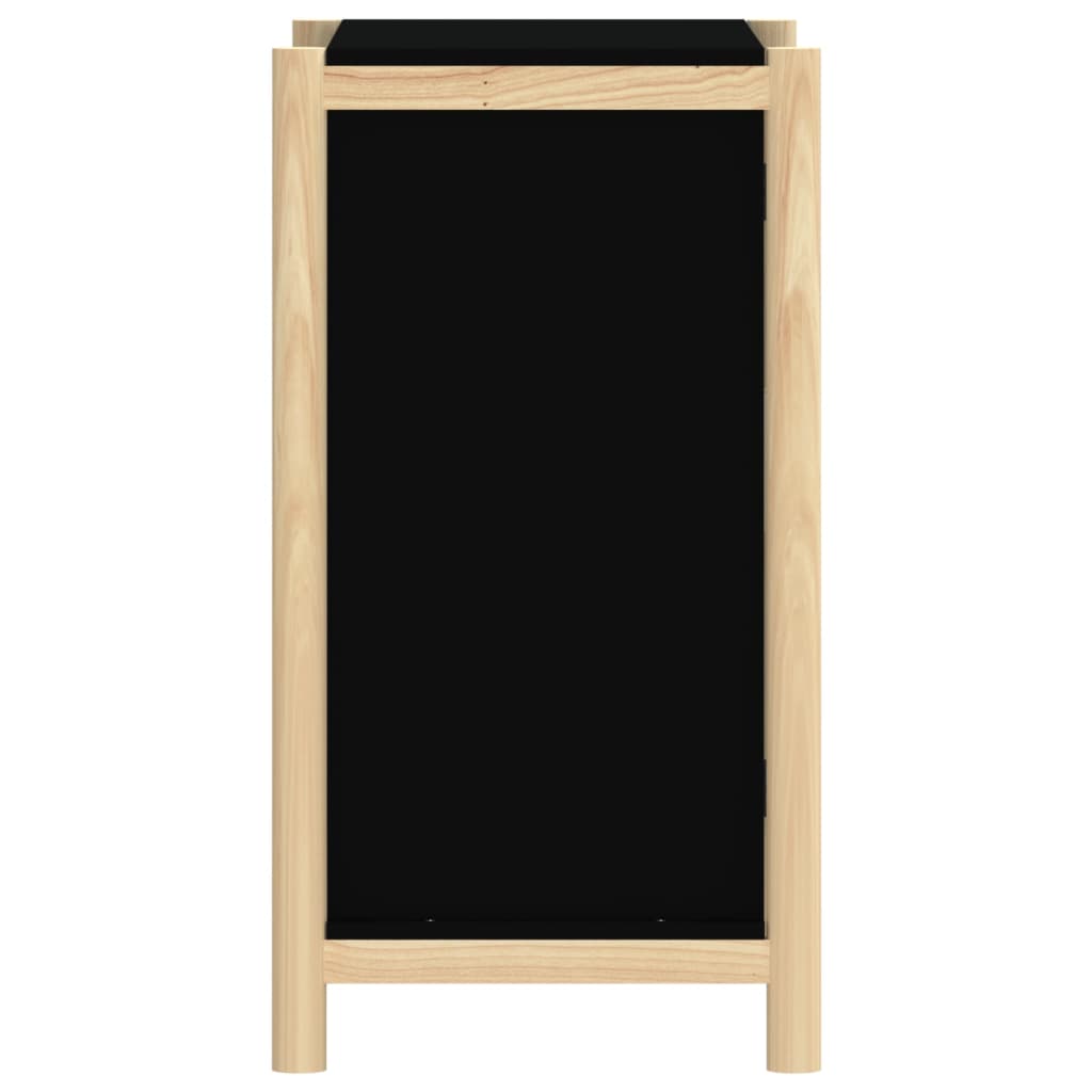 vidaXL Sideboard Black 62x38x70 cm Engineered Wood