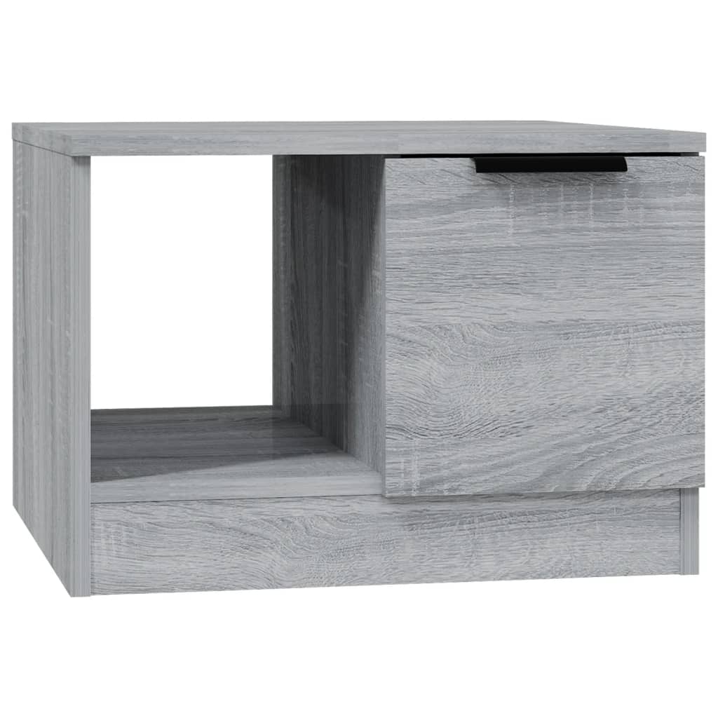 vidaXL Coffee Table Grey Sonoma 50x50x36 cm Engineered Wood