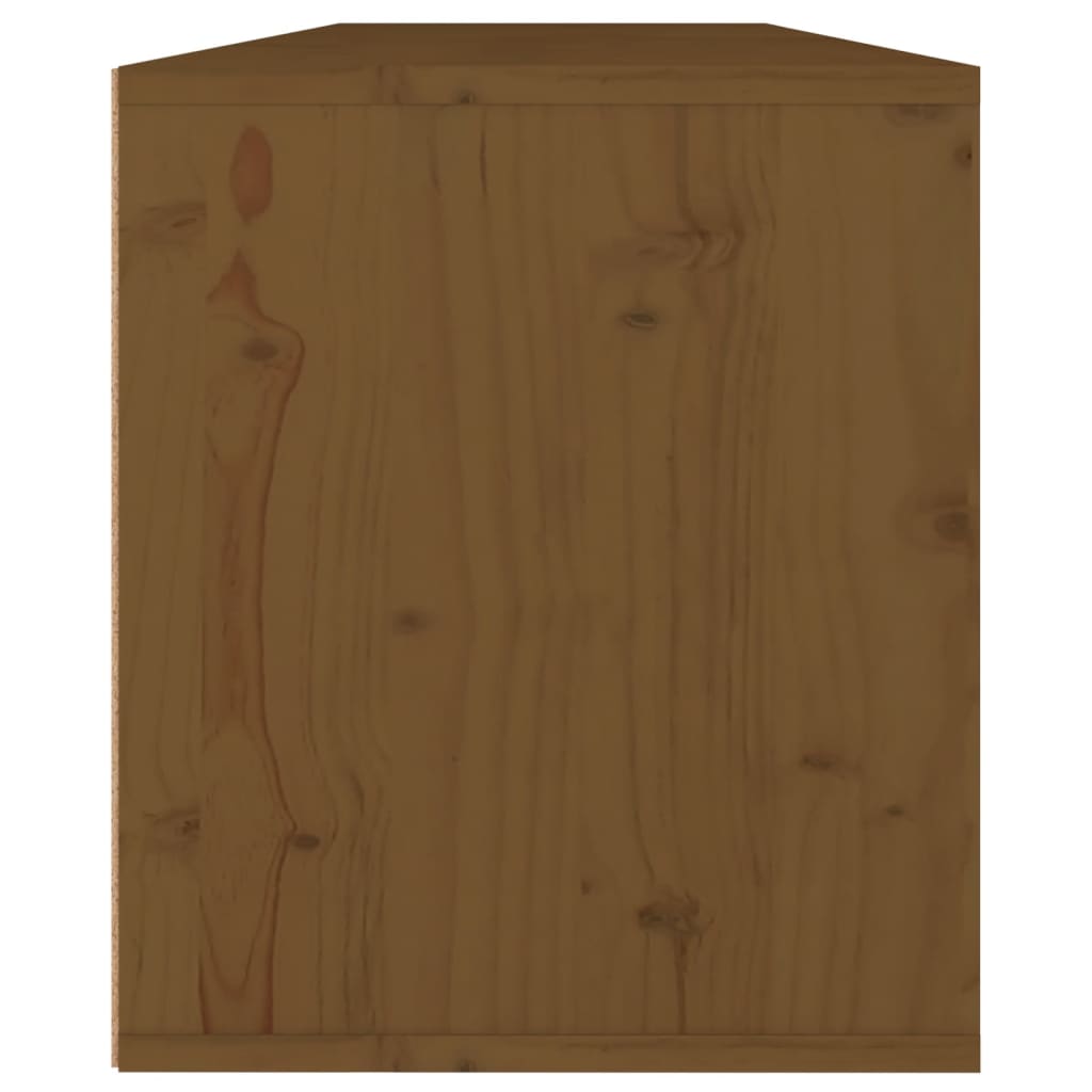 vidaXL Wall Cabinets 2 pcs Honey Brown 60x30x35 cm Solid Pinewood