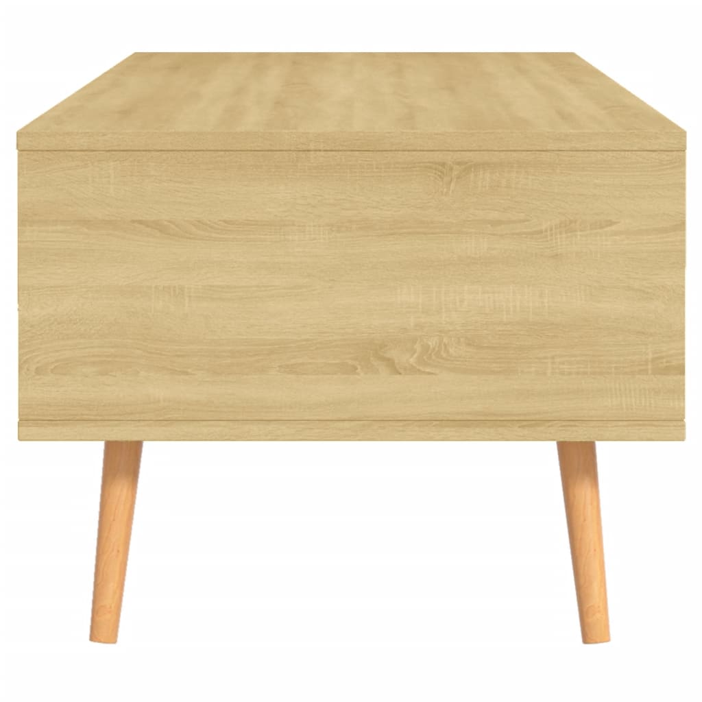 vidaXL Coffee Table Sonoma Oak 100x49.5x43 cm Engineered Wood