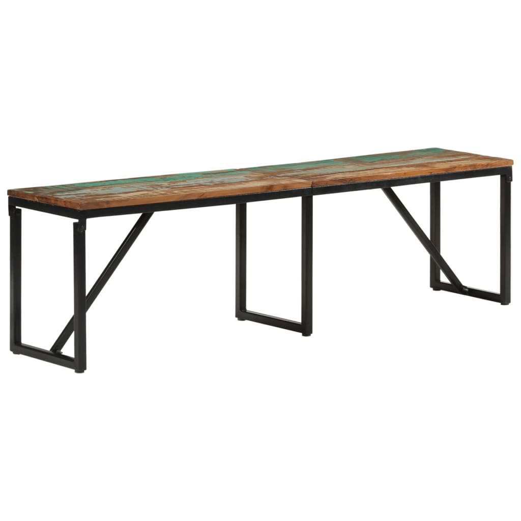 vidaXL Bench 160x35x46 cm Solid Wood Reclaimed