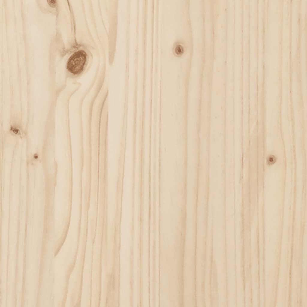 vidaXL Wheelie Bin Storage Extension Solid Wood Pine