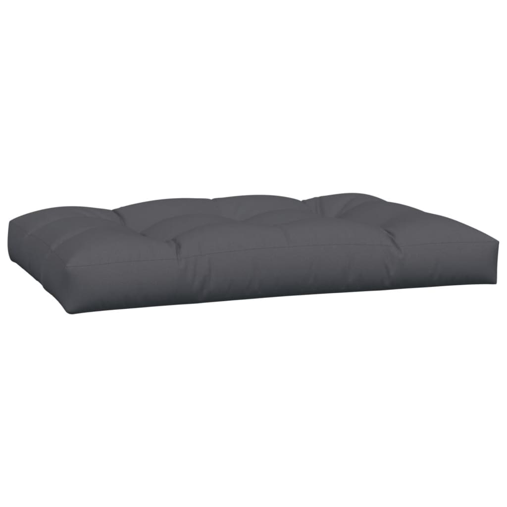 vidaXL Pallet Cushions 7 pcs Anthracite Fabric