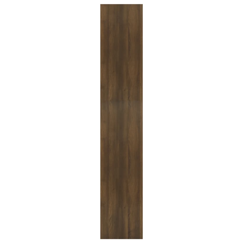vidaXL Book Cabinet/Room Divider Brown Oak 60x30x166 cm Engineered Wood