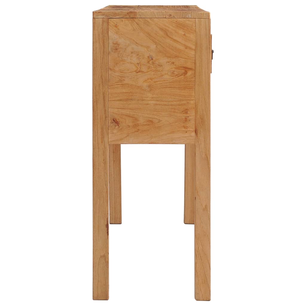 vidaXL Sideboard 125x30x75 cm Solid Teak Wood