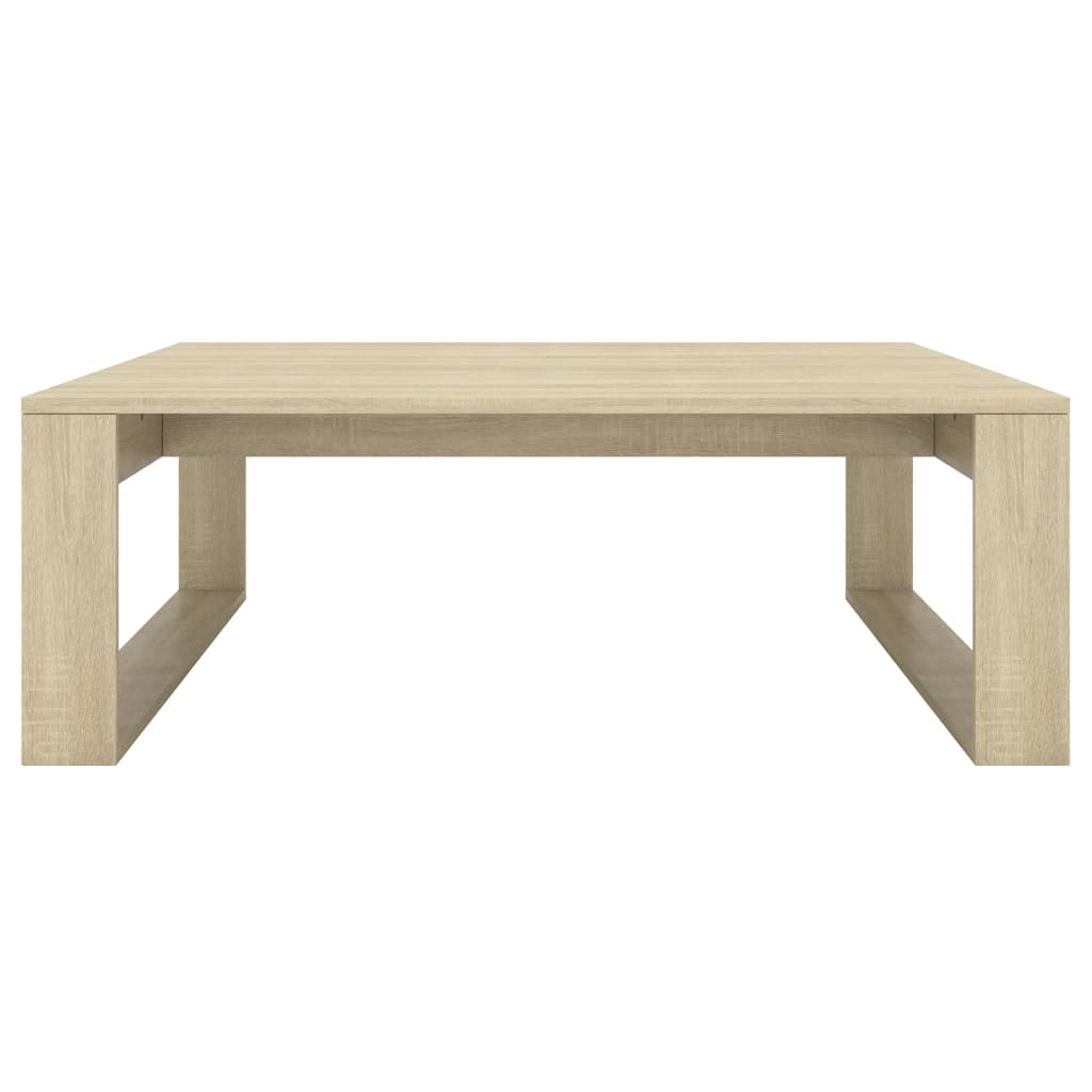 vidaXL Coffee Table Sonoma Oak 100x100x35 cm Engineered Wood