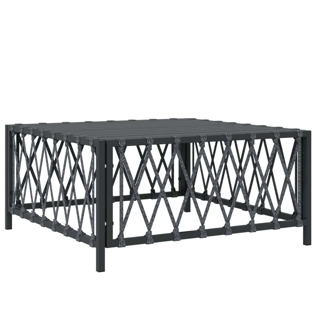 vidaXL 10 Piece Garden Lounge Set with Cushions Anthracite Steel