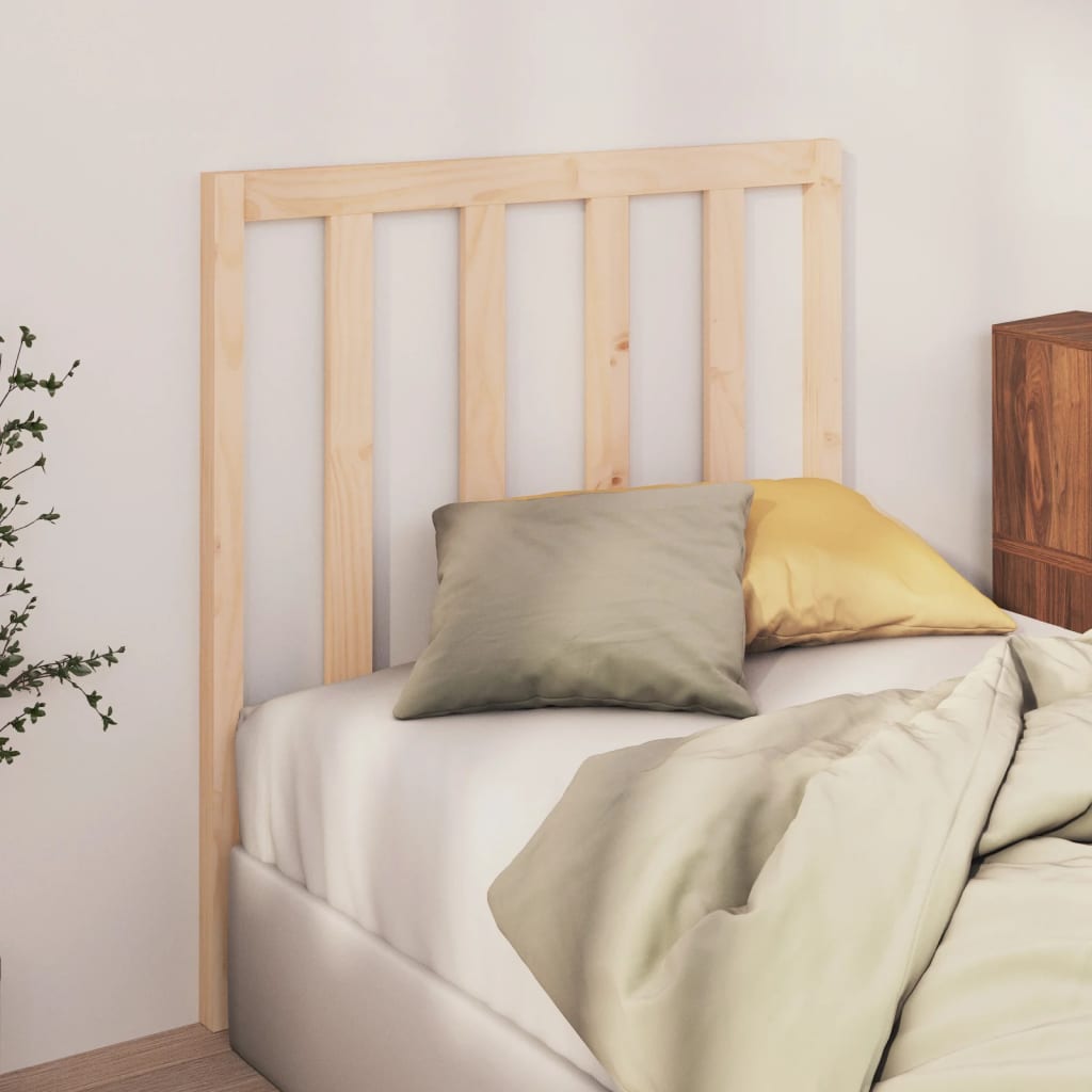 vidaXL Bed Headboard 96x4x100 cm Solid Wood Pine
