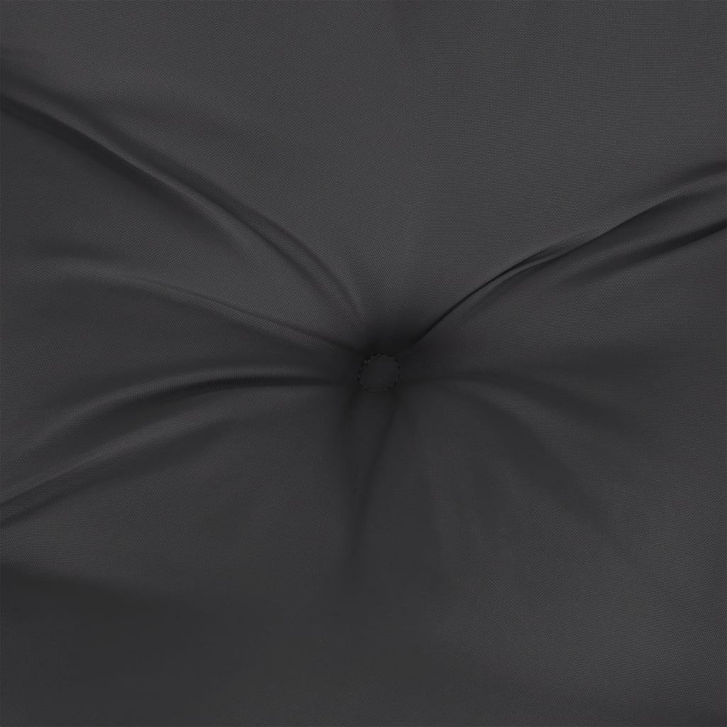 vidaXL Garden Bench Cushion Black 200x50x7 cm Oxford Fabric