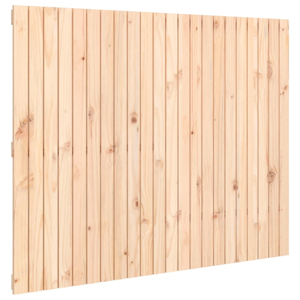 vidaXL Wall Headboard 140x3x110 cm Solid Wood Pine
