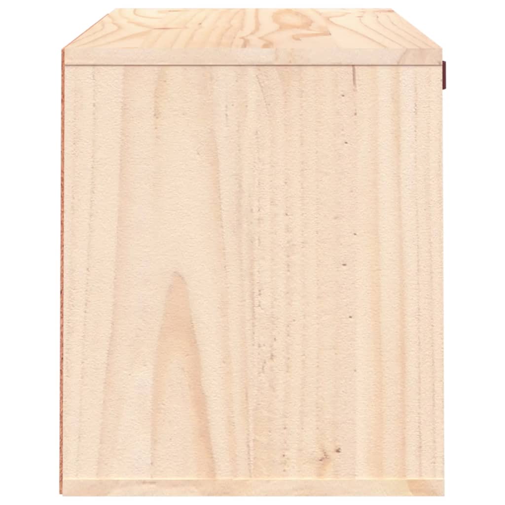 vidaXL Wall Cabinet 60x30x35 cm Solid Wood Pine