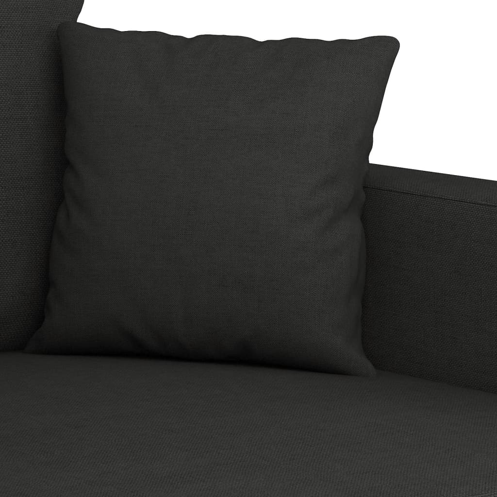 vidaXL Sofa Chair Black 60 cm Fabric