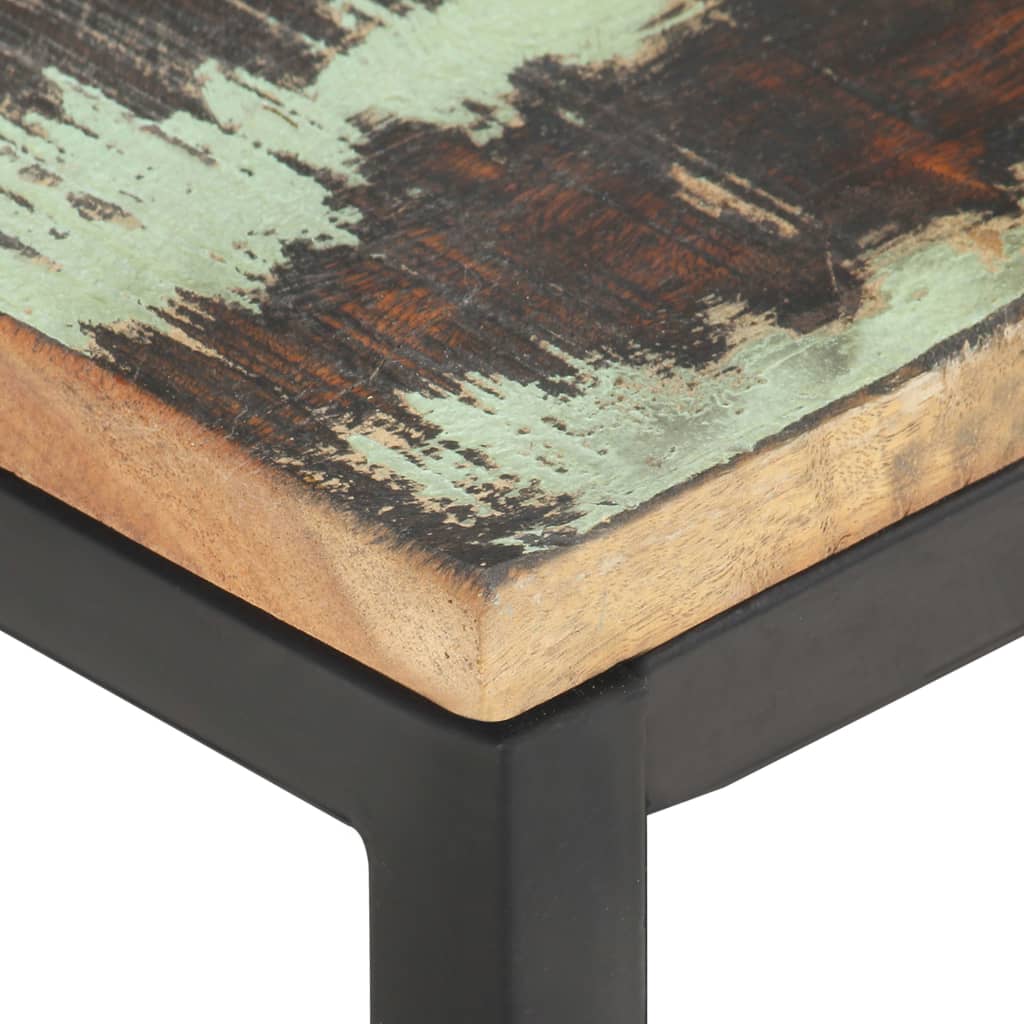 vidaXL Side Table 40x40x35 cm Solid Reclaimed Wood