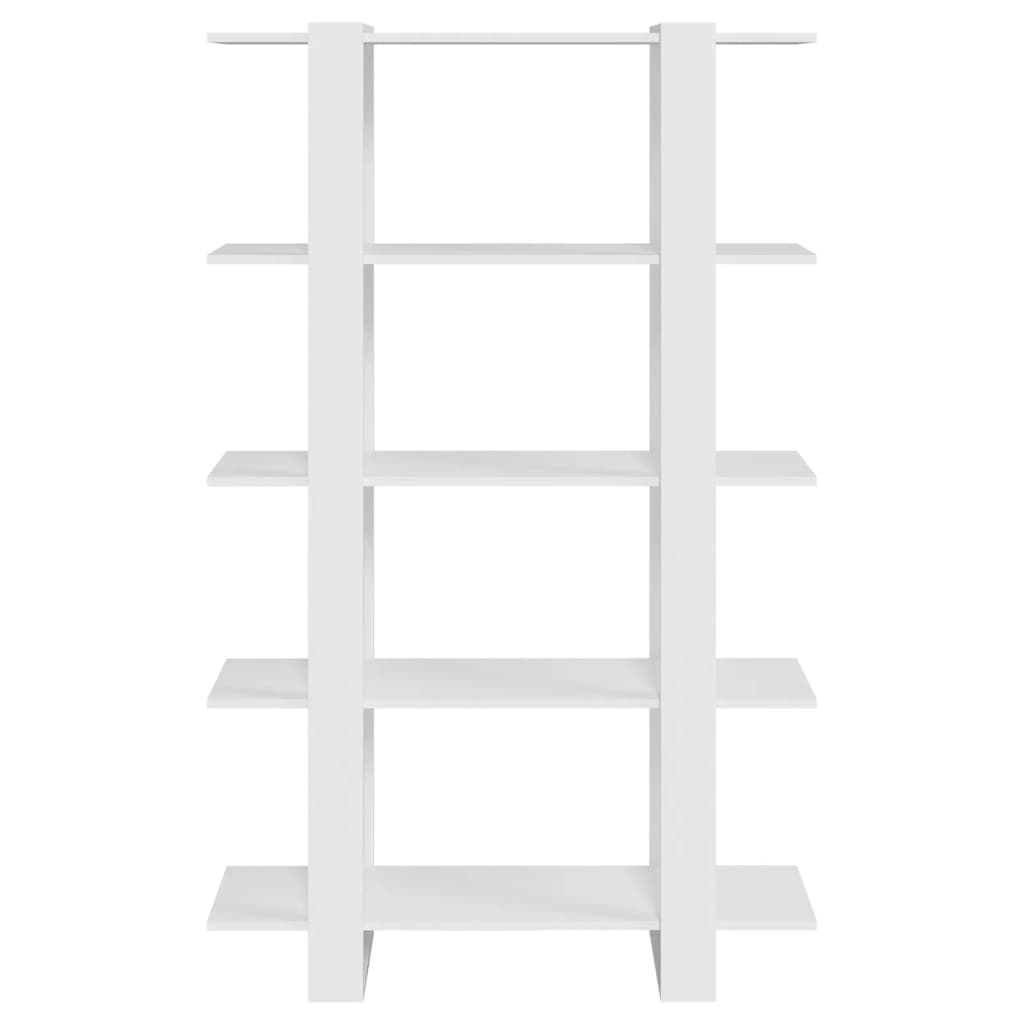 vidaXL Book Cabinet/Room Divider White 100x30x160 cm