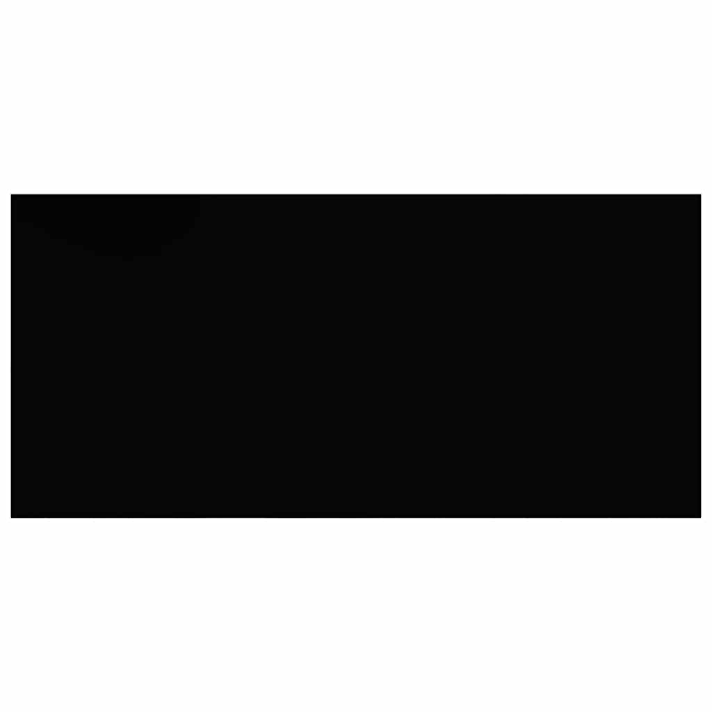 vidaXL Floating Wall Shelf Black 50x23x3.8 cm MDF