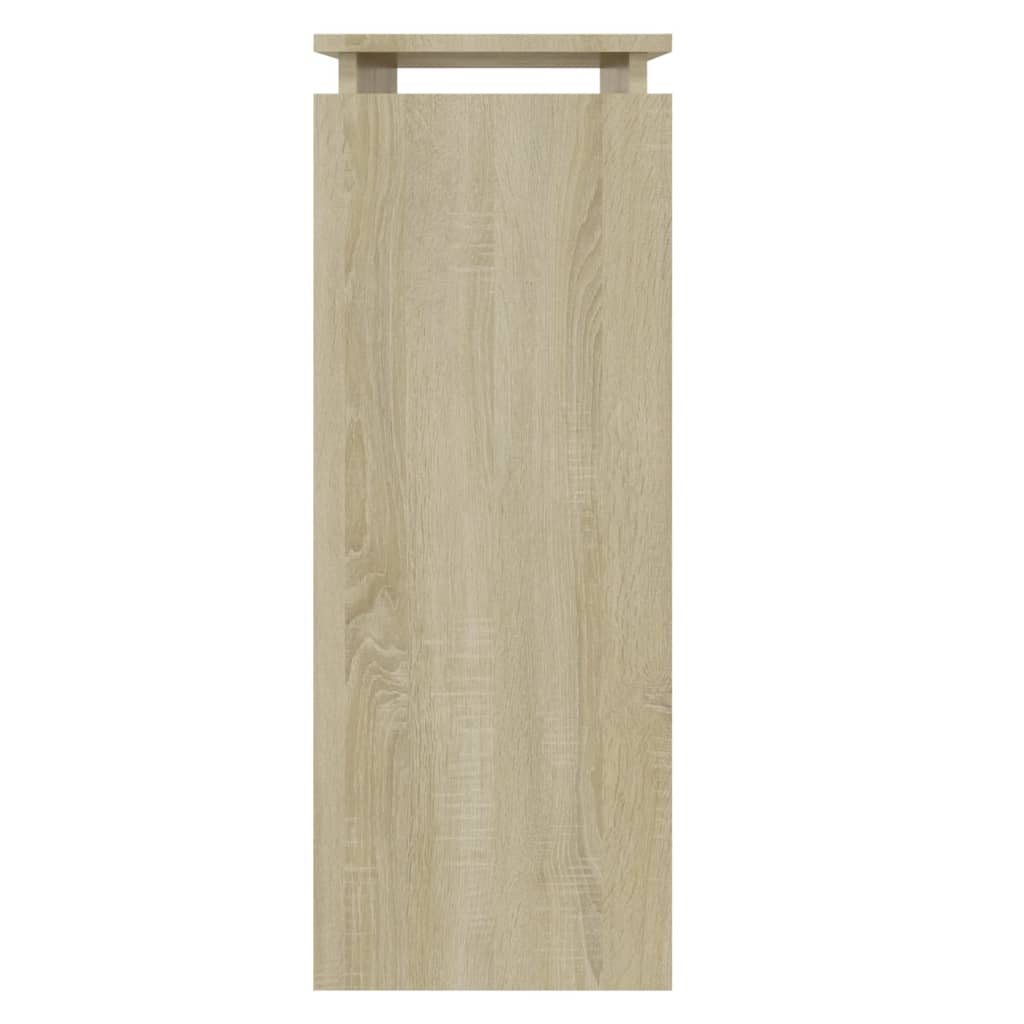 vidaXL Console Table Sonoma Oak 80x30x80 cm Engineered Wood